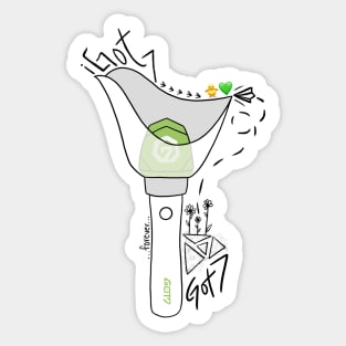 Got7 doodlestick Sticker